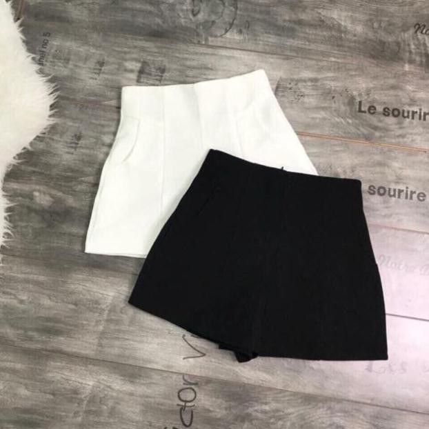 Quần short cạp cao túi vuông