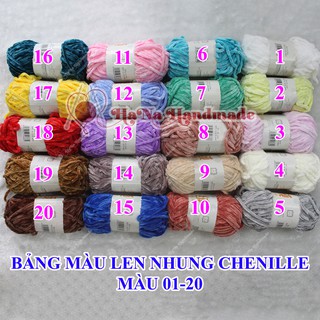 Len nhung Chenille 42k/cuộn