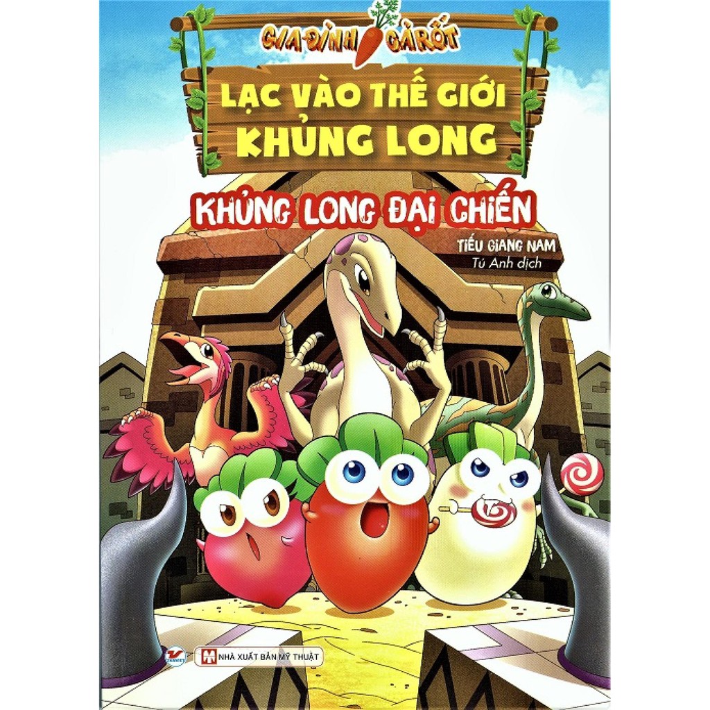 Sách - Gia Đình Cà Rốt - Lạc Vào Thế Giới Khủng Long - Khủng Long Đại Chiến