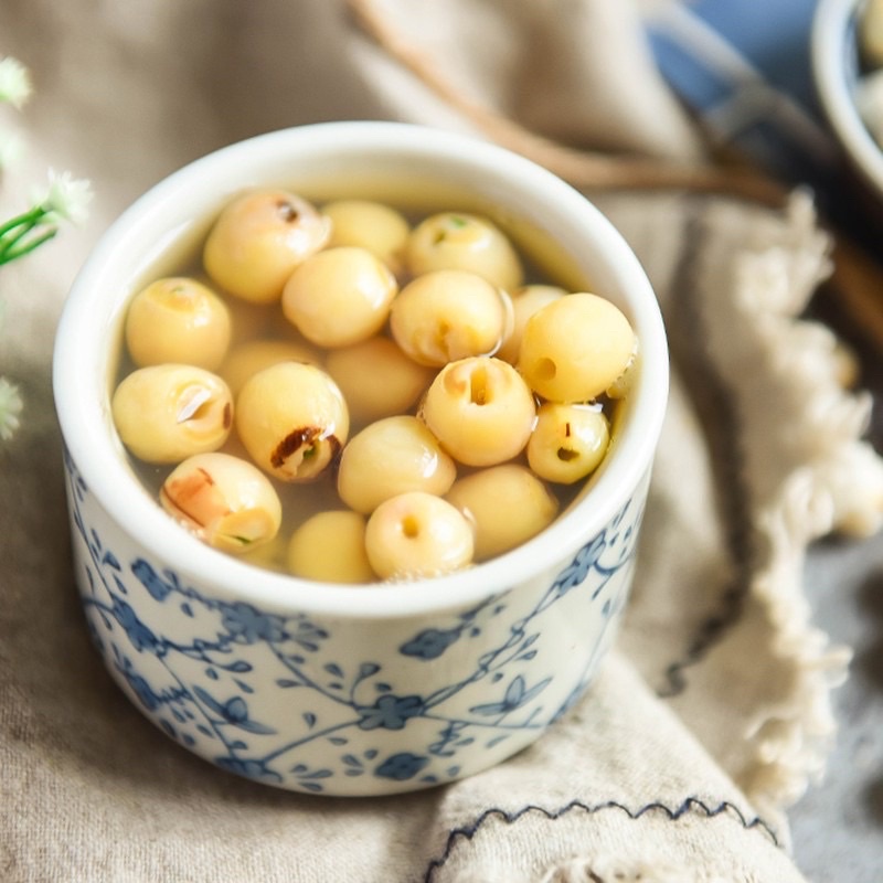 1KG Hạt Sen Huế Sấy Loại 1 Đóng Gói Cao Cấp ( Hạt Nấu Thơm Bùi)