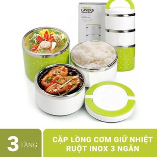 Cặp Lồng Cơm Giữ Nhiệt 1 - 2 - 3 Tầng Omeo