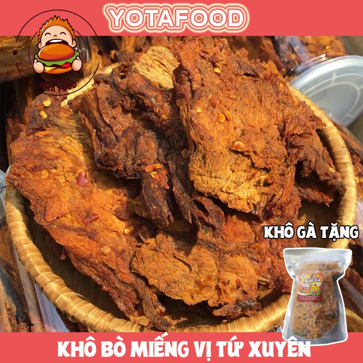 Khô Bò Miếng Mềm Củ Chi ( Thơm ngon – đậm vị ) từ đồ ăn vặt Yotafood