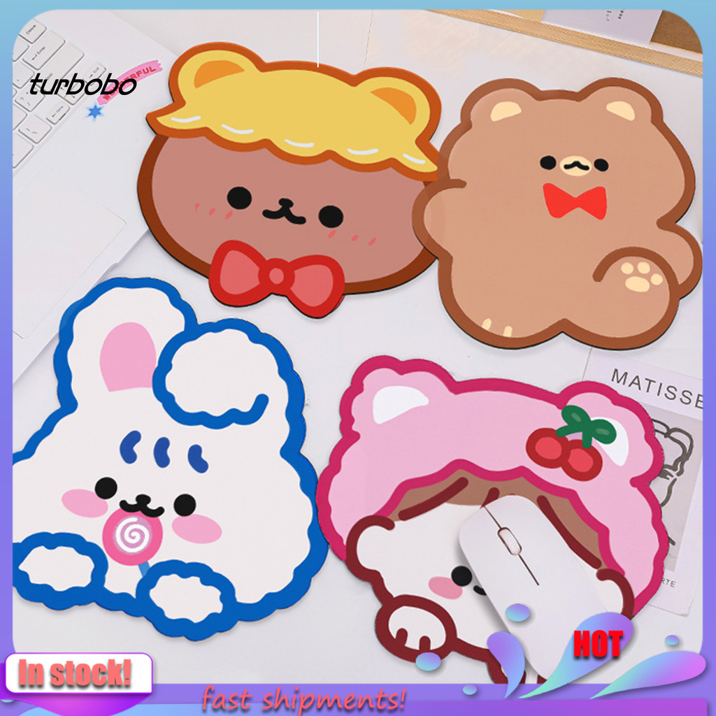 Tấm Lót Chuột Máy Tính Để Bàn Chống Trượt Hình Thỏ Dễ Thương