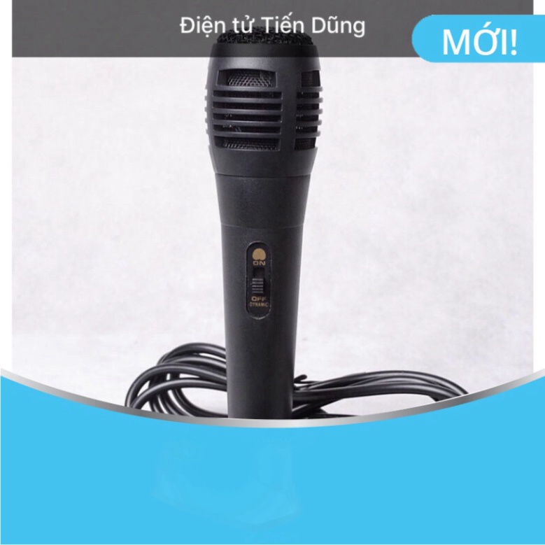 Mic hát karaoke đa năng có chân 6.5- Mic có dây phù hợp cho tất cả các loại loa hỗ trợ mic chân 6.5