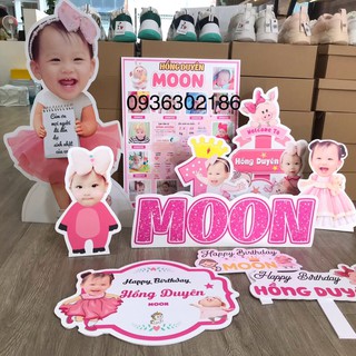 Combo Chibi, Tên Để Bàn, Bảng Tên Trang Trí Sinh Nhật