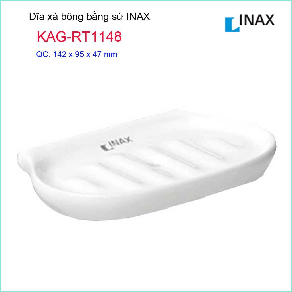 Kệ sứ phòng tắm, dĩa đựng xà bông Inax KAG-RT1148