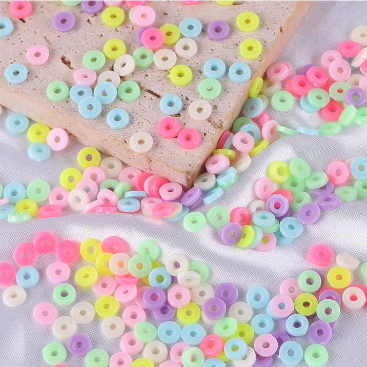 Set 20 / 40 / 100 Hạt Xỏ Lỗ Hình Gấu Hoạt Hình