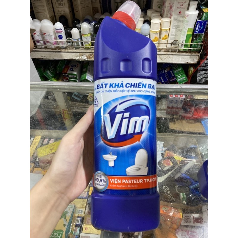 Vim Tẩy Rửa Bồn Cầu &amp; Nhà Tắm Chai 900ml