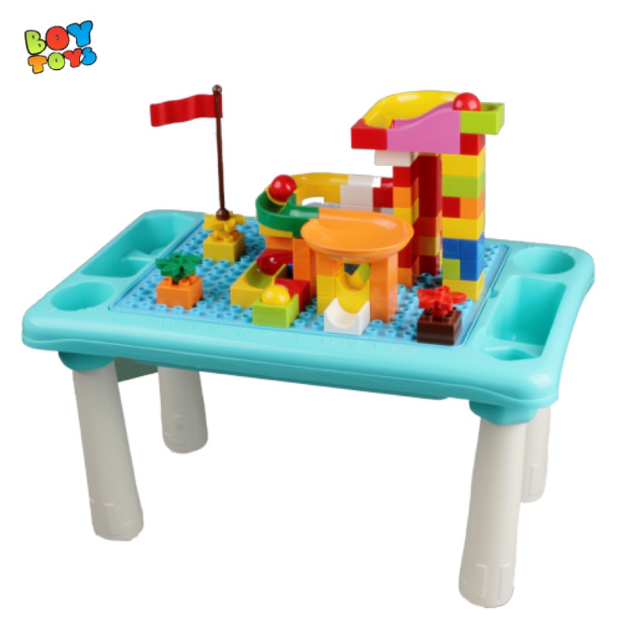 Bàn chơi xếp hình đa năng 300 chi tiết(lego nhỏ) cho bé thỏa sức sáng tạo (Learn Building Blocks)
