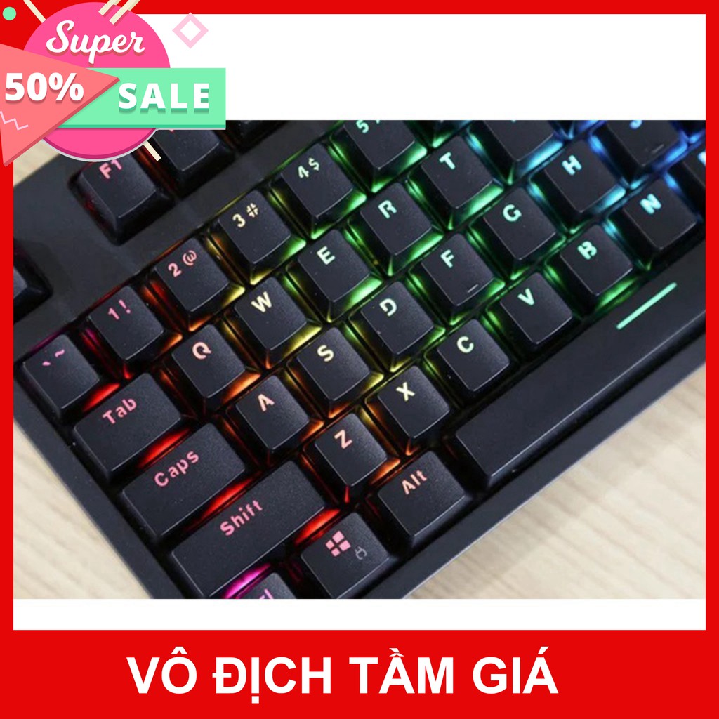 Bàn phím cơ EDRA EK3104 Led RGB - Màu đen - Blue/ Brown/ Red Switch - Cam kết chính hãng - Bảo hành 24 tháng