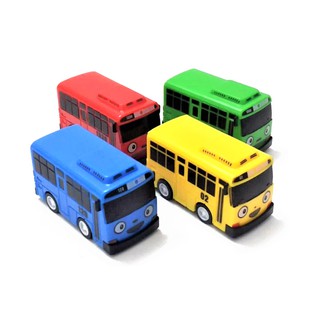 Xe buýt Tayo mini chạy cót đồ chơi trẻ em bộ 4 xe