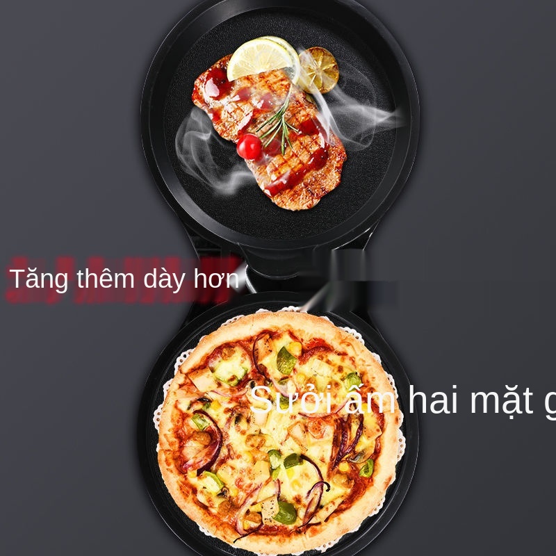 Double Happiness Chảo nướng điện gia dụng Làm sâu và mở rộng Pancake Máy bánh kếp Tự động ngắt treo