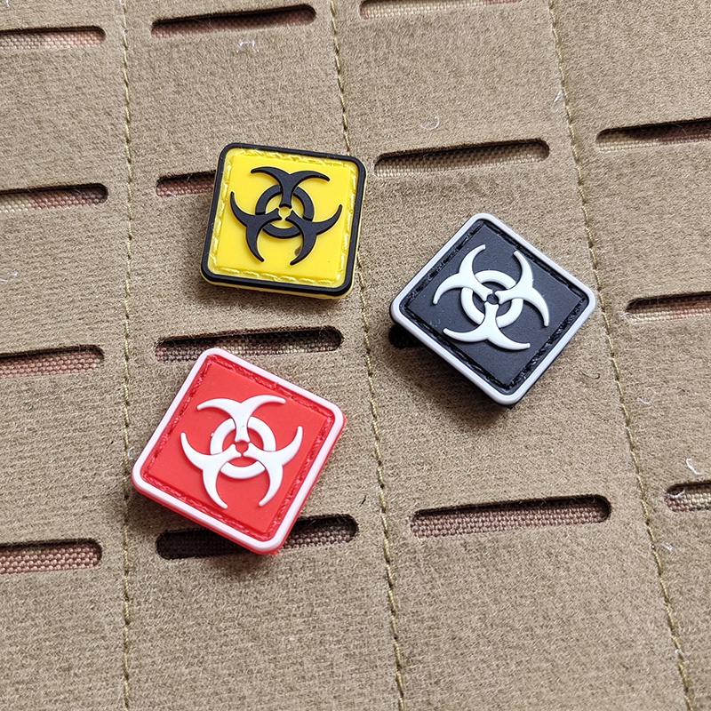 Huy Hiệu Hình Logo 3D Hóa Học Bằng Cao Su Pvc Mềm Khóa Dán Balo Hình Logo UMBRELLA Game Zombie