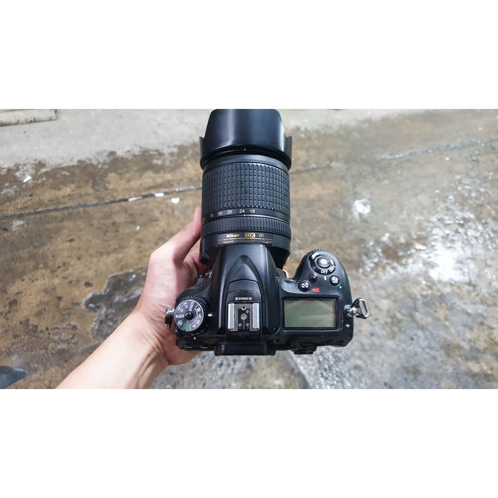 Máy ảnh Nikon D7100 + lens Nikon 18-140mm - 24mp - Quay FUll HD -  Mới 90%