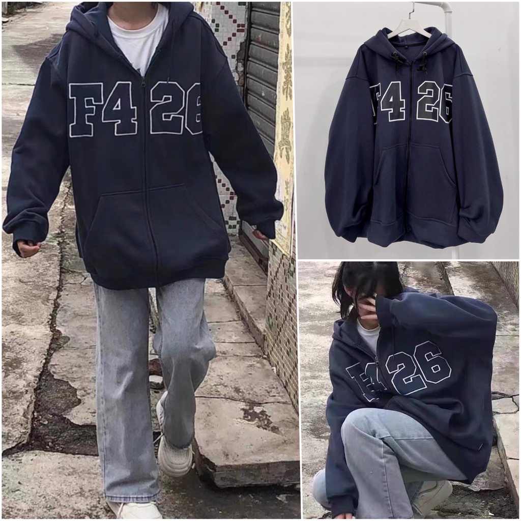 ( ẢNH THẬT + VIDEO THẬT ) Áo Khoác Nỉ Hoodie Unisex Nỉ Ép Cao Cấp Form Rộng Phong Cách Ulzzang