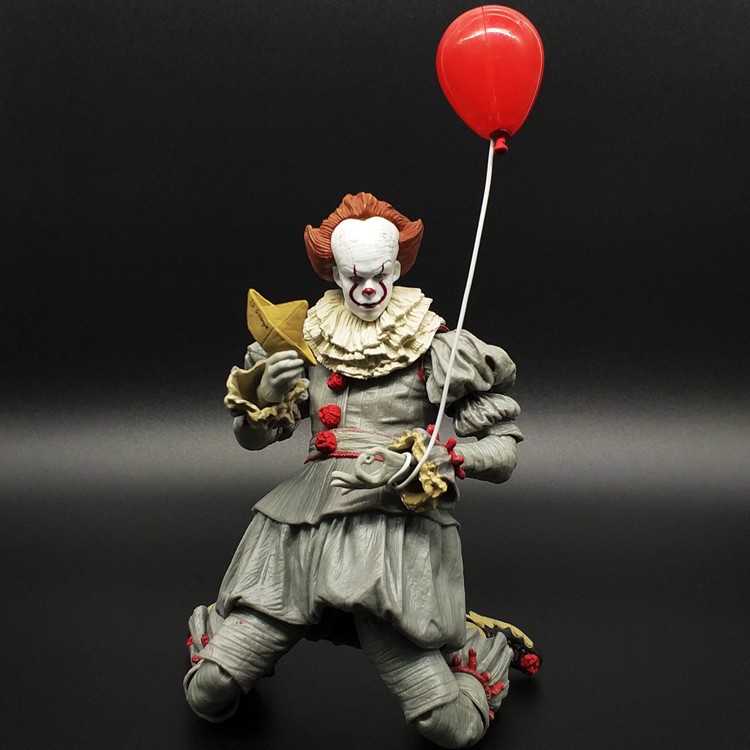 Mô Hình Hề Ma Quái IT Pennywise Có Khớp Cử Động Phong Cách Neca