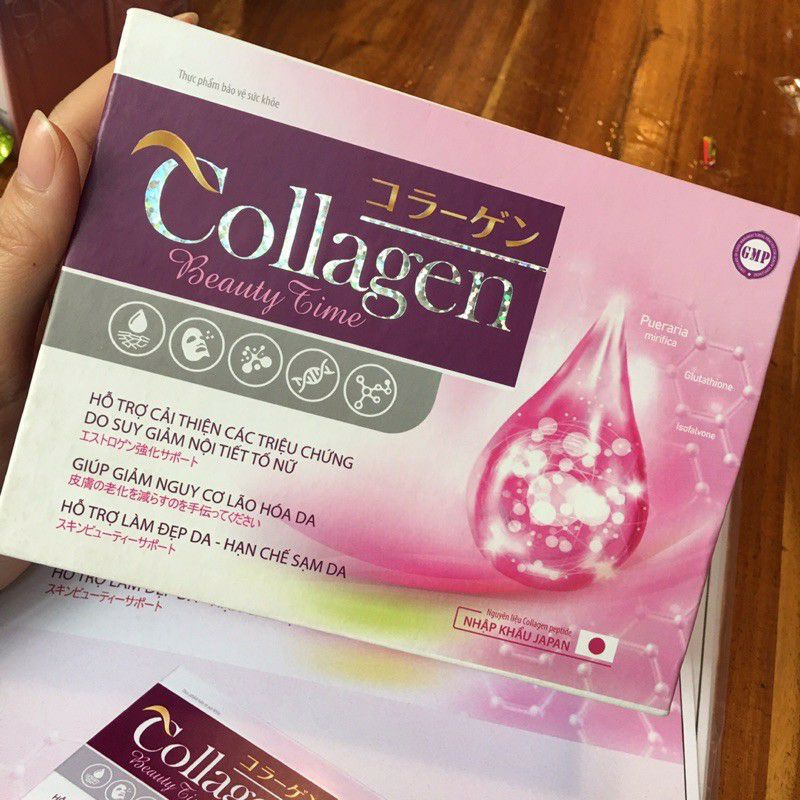 Collagen, nguyên liệu nhập khẩu Nhật Bản, làm đẹp da, giảm sạm nám, cải thiện nội tiết tố cho phái đẹp