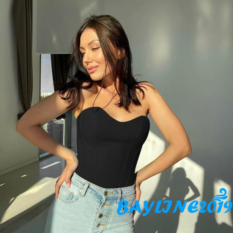 Áo Lửng Trễ Vai Màu Trơn Gợi Cảm Cho Nữ