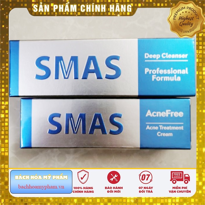 Kem mụn và SRM SMAS - Hàng Chính Hãng phân phối - Giá tốt