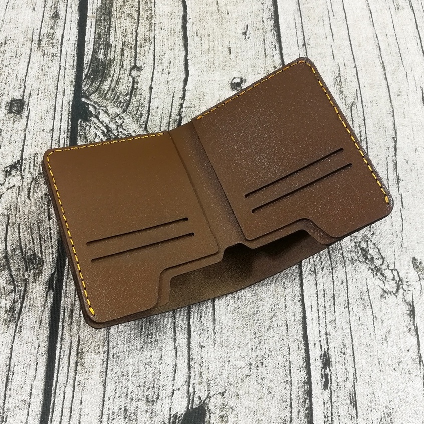 Ví Đứng Nam Mini Nhỏ Gọn Da Bò Thật Cao Cấp, Bóp nam mini Thiết Kế Hiện Đại Thời Trang V15 ZACHI
