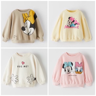 Áo nỉ mickey cao cấp bé gái hàng vợt sale 70%