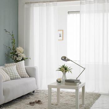 Rèm voan trắng lụa tinh khiết trang trí phòng Housetech nhiều kích thước