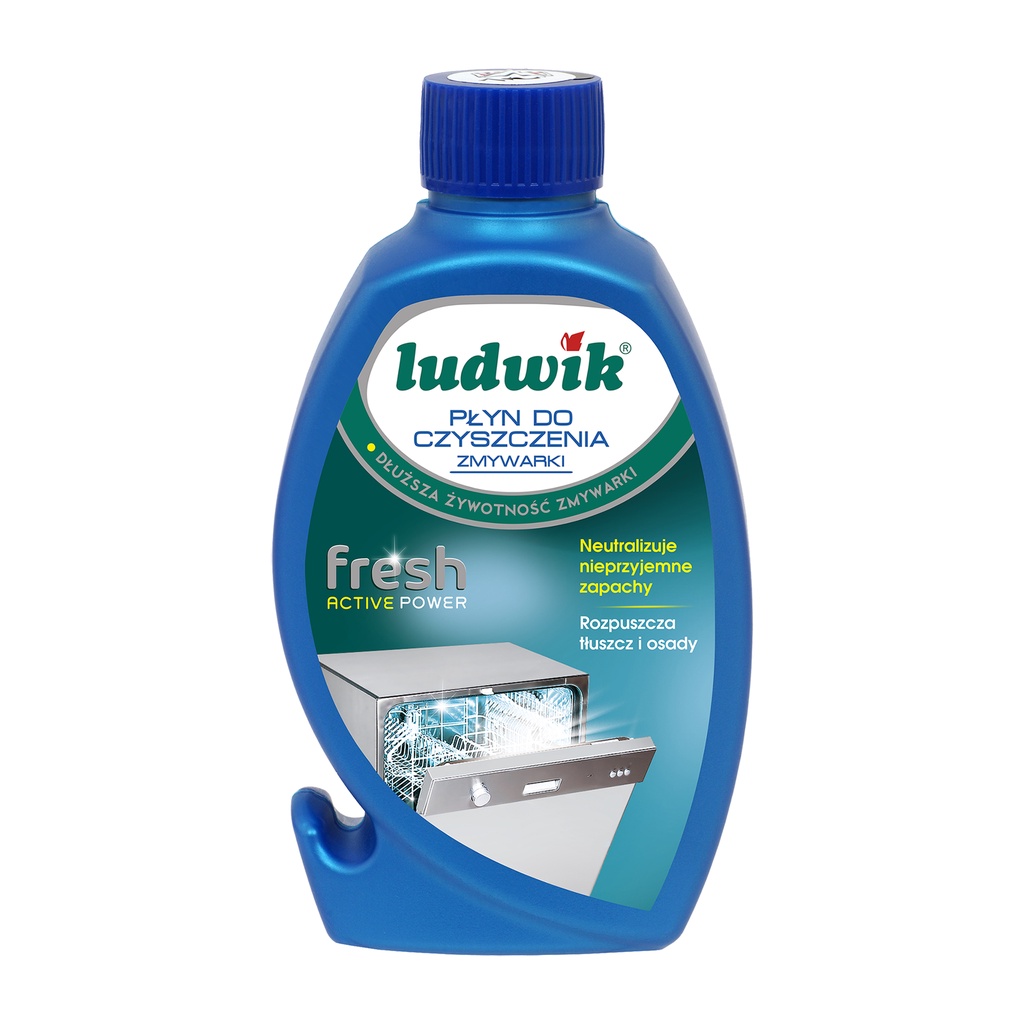 Dung Dịch Vệ Sinh Máy Rửa Bát Ludwik Thể Tích 250ml Trung Hòa Mùi Khó Chịu - Đánh Tan Chất Béo Cặn Bẩn