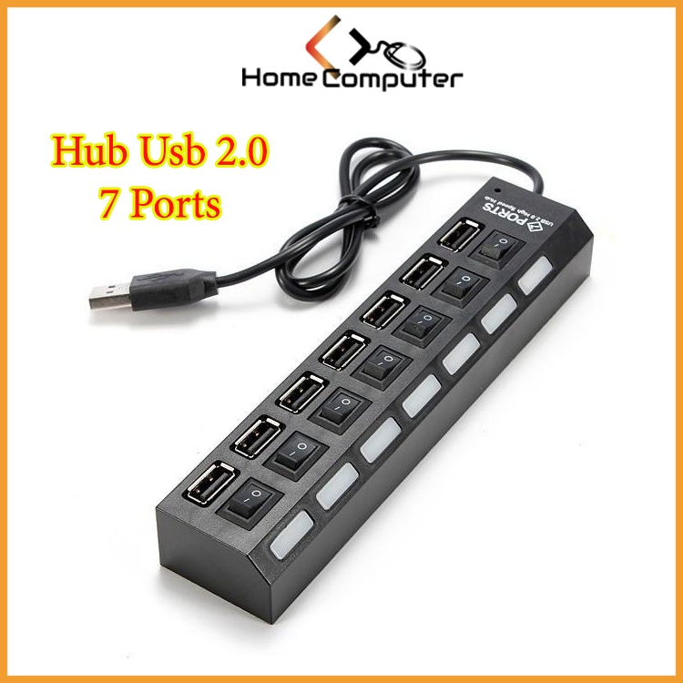 Bộ Chia Cổng Usb - 4 cổng, 7 Cổng. Tiện Dụng. Bảo Hành 3 Tháng - HomeComputer