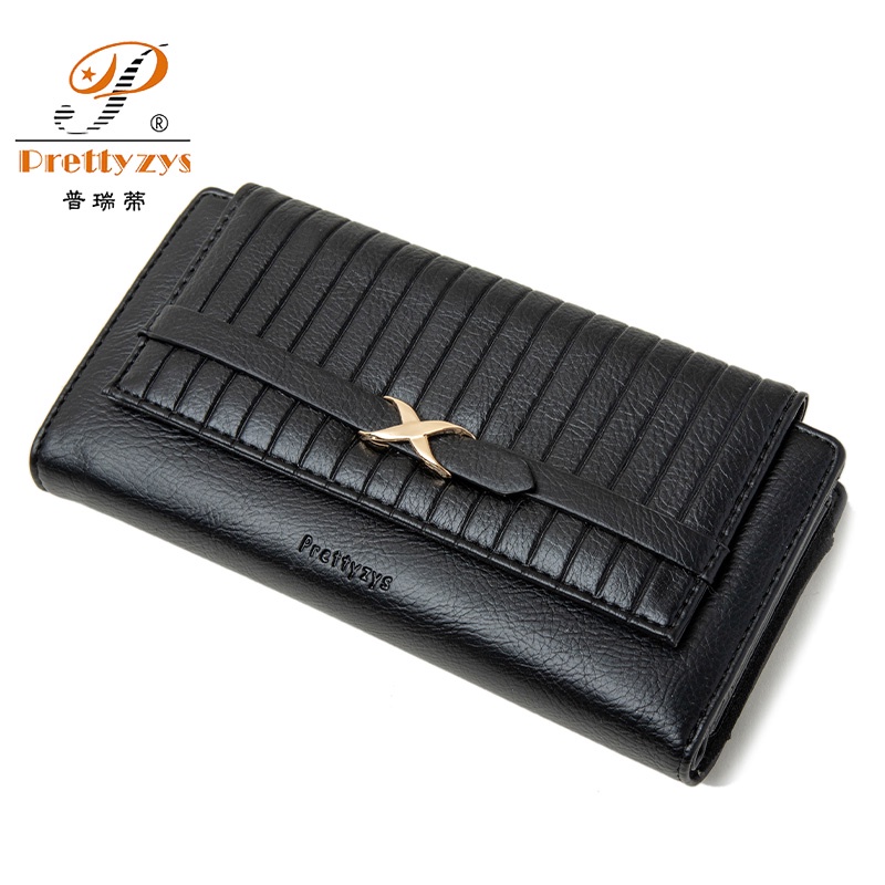 Ví Da PU Dáng Dài Thiết Kế Trẻ Trung Hợp Thời Trang Cho Bạn Gái