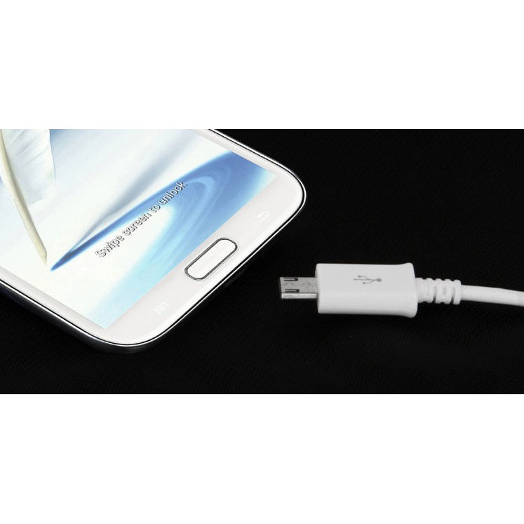 Dây cáp sạc nhanh dùng có các dòng điện thoại samsung cổng sạc micro USB ( dài 1m2)