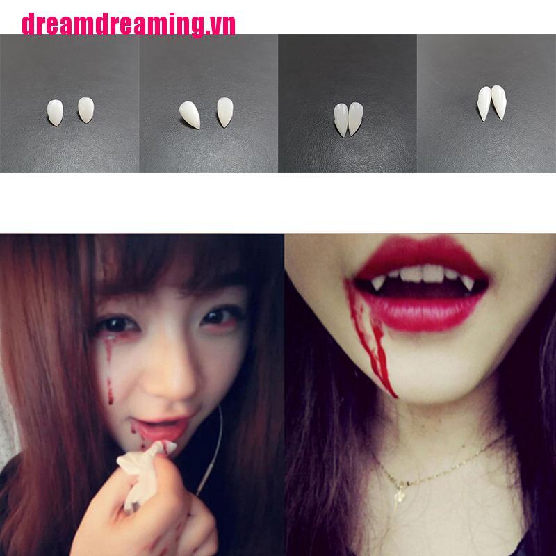 Răng Nanh Giả Hóa Trang Ma Cà Rồng Dịp halloween