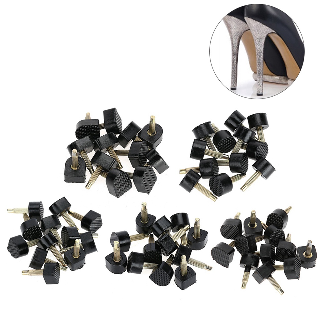 Set 60 miếng đệm gót thay thế bằng nhựa dành cho giày cao