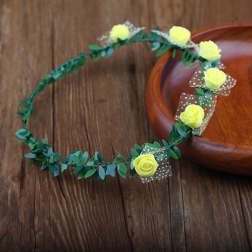 Vòng hoa đội đầu chụp ảnh cưới cho cô dâu,hoặc chụp kỉ yếu loại RẺ NHẤT