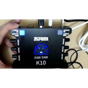 sound card XOX K10, TẶNG KÈM CÁP KẾT NỐI ÂM THANH BH 6 tháng đổi mới