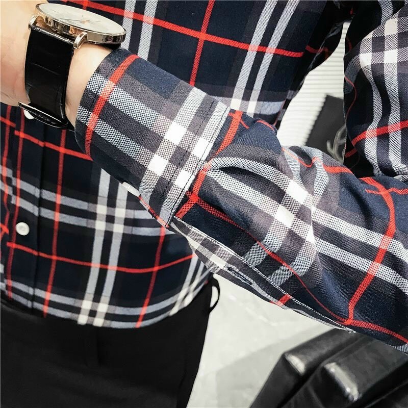 Áo sơ mi nam dài tay, sơm mi kẻ BBR cao cấp body ôm dáng, thiết kế thời trang, màu sắc trẻ trung năng động, hàng chuẩn