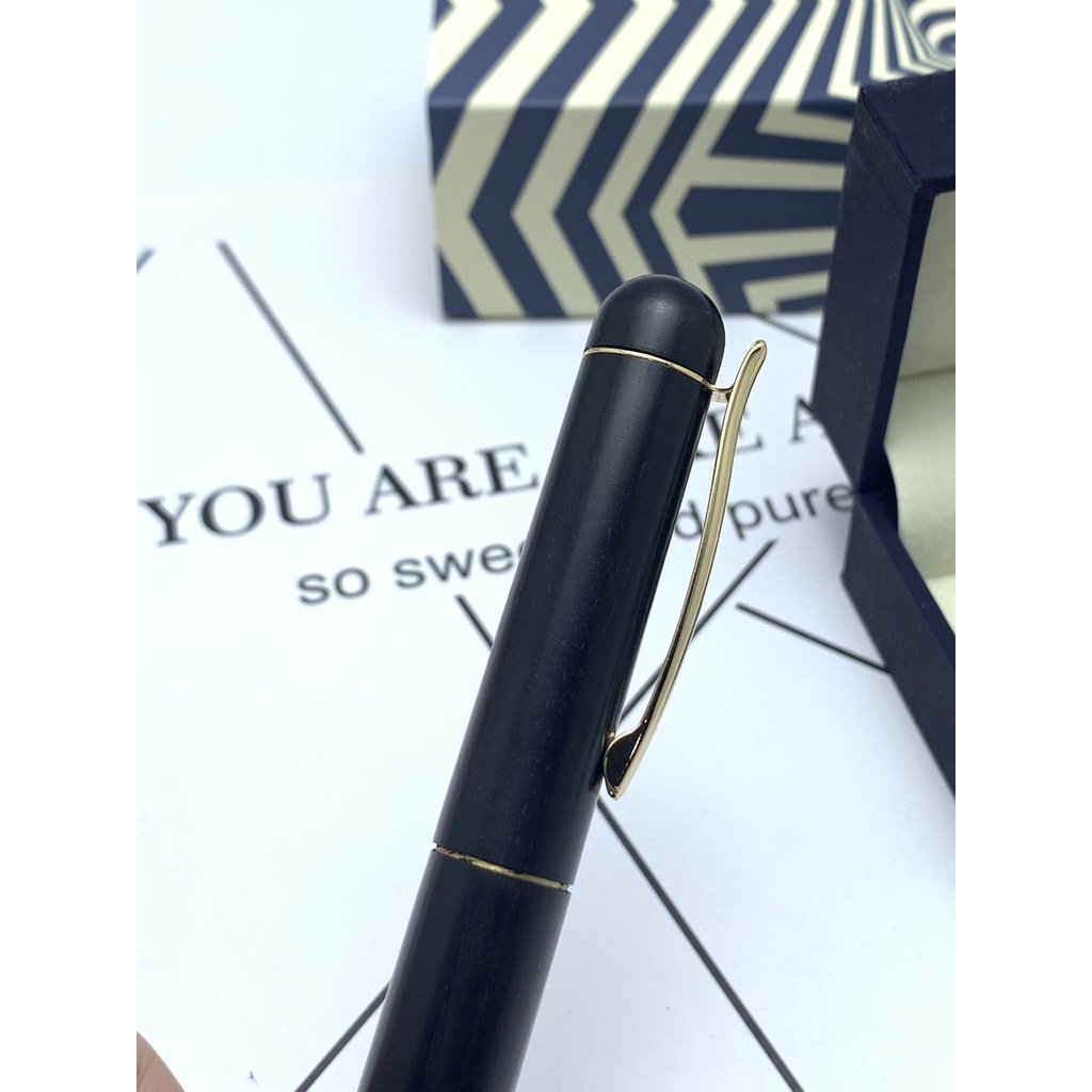 Bút máy Moonman M3 bằng gỗ Mun cao cấp kèm hộp quà tặng