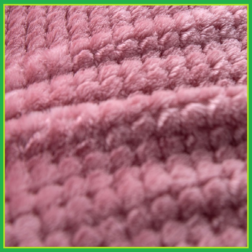 Chăn Lông Cừu Ngủ Văn Phòng Kích Thước 1m6*2m Hoạ Tiết Nổi Thoáng Khí Ấm Áp Cho Phòng Điều Hoà