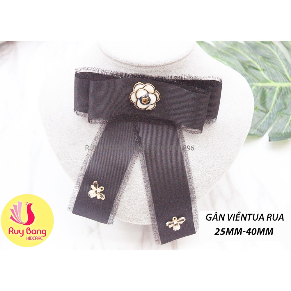 Gân HQ viền tua rua ( giá 1 met)