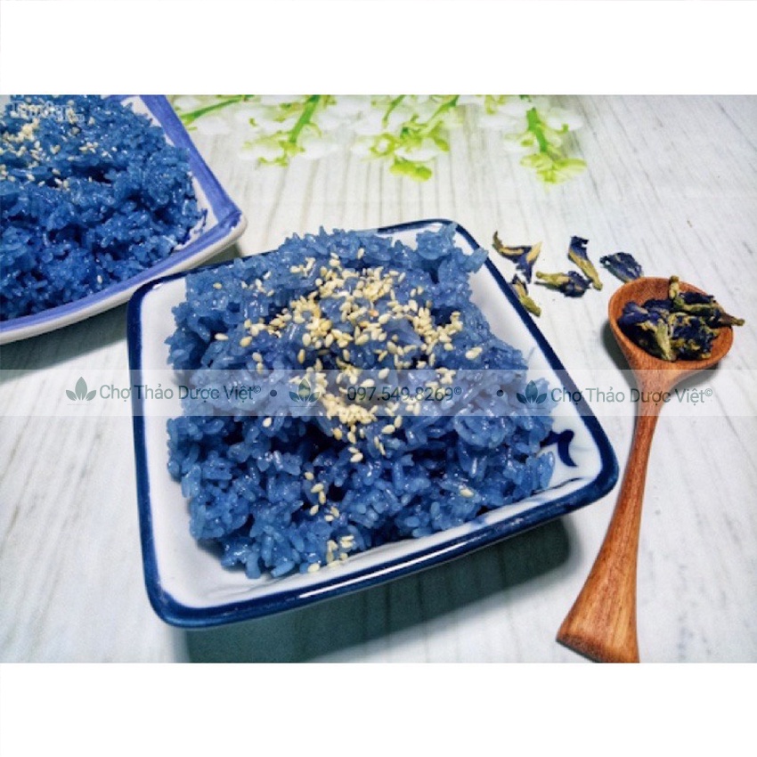 Bột hoa đậu biếc 1kg (Mask dẻo, mặt nạ dưỡng da tự nhiên) - Chợ Thảo Dược Việt