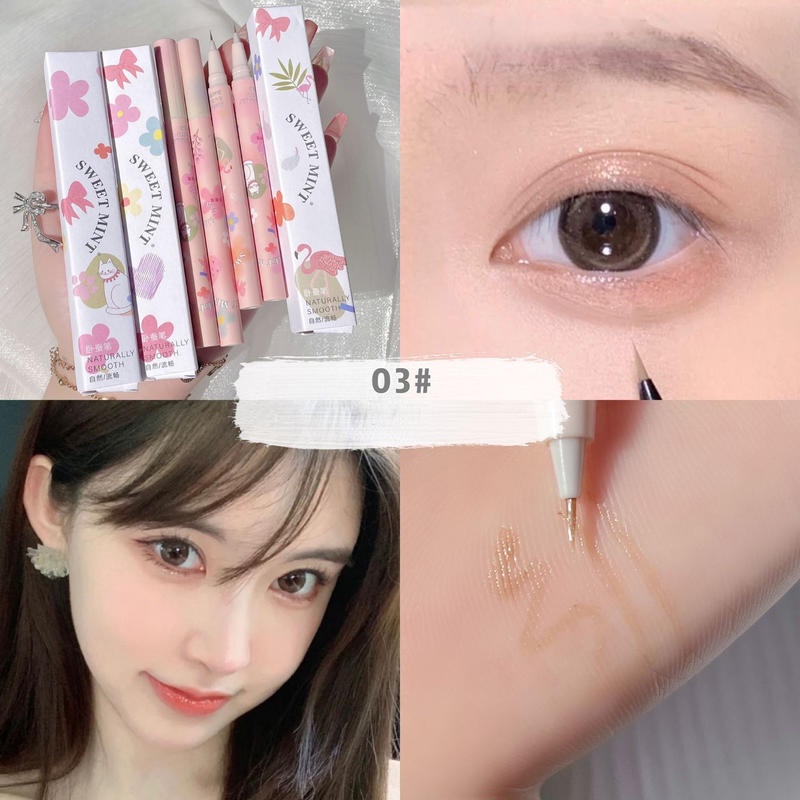 Bút Kẻ Mắt Dạng Lỏng sweet mint Làm Sáng Đường Viền Mắt Nhanh Khô Chống Thấm Nước Và Không Nhòe HSU