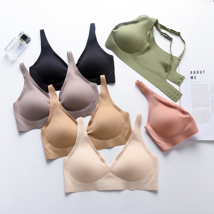 Áo Ngực Đúc Su Đệm Mỏng Không Gọng Cài Sau Thoáng Mát KBRA 5509