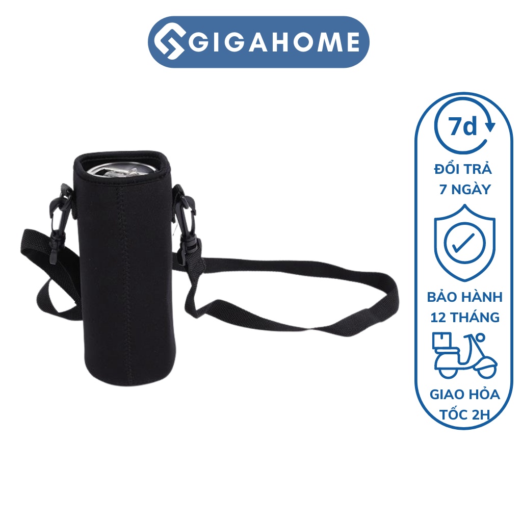 Túi Vải Đựng Bình Nước GIGAHOME 500-750ml, Dây Đeo Có Thể Điều Chỉnh 7377
