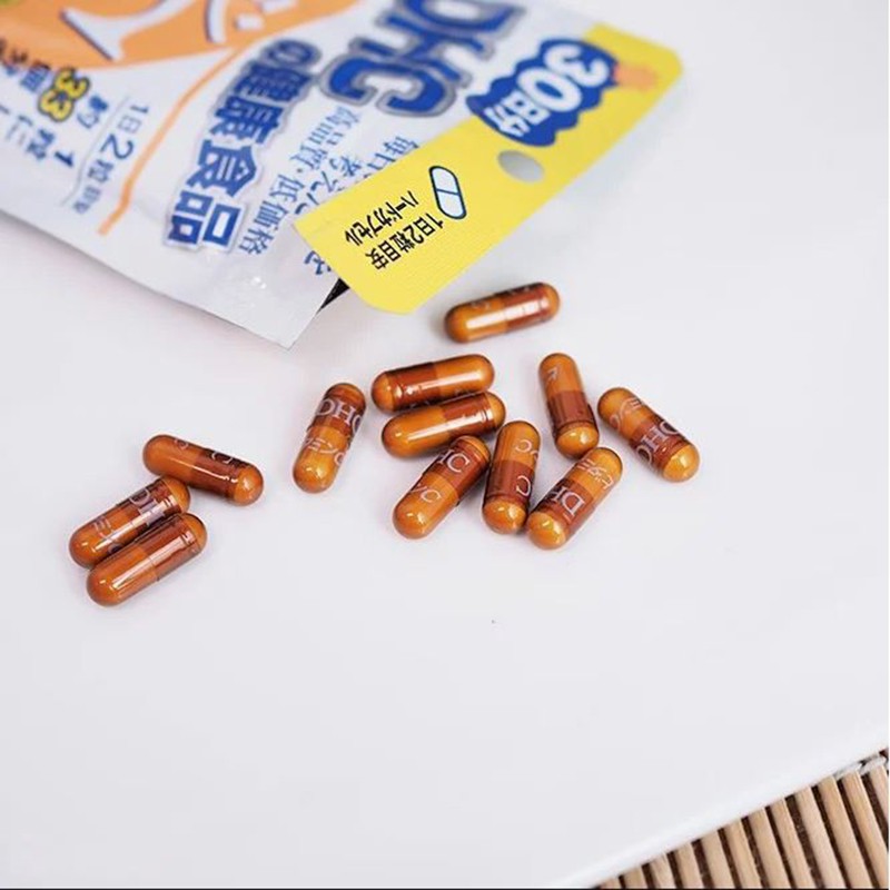  Viên Uống Bổ Sung Vitamin C DHC 30 Ngày Của Nhật Bản Gói 60 Viên