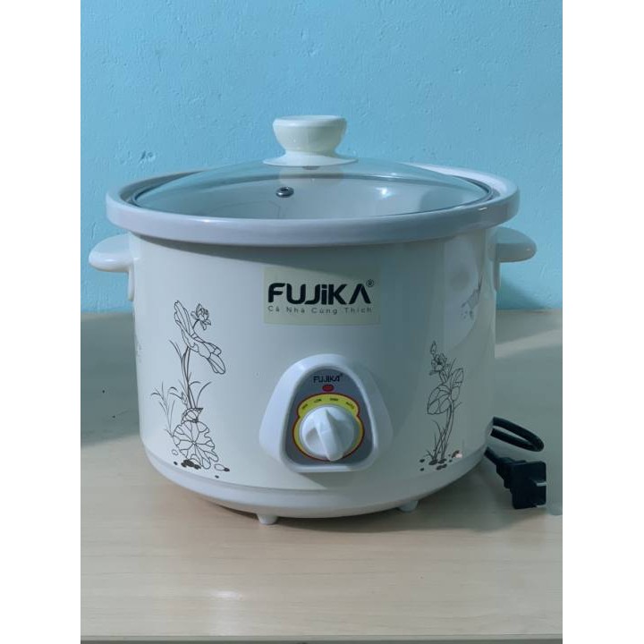 Nồi Kho Cá, nồi nấu chậm Fujika FJ-KC15/25, dung tích 1.5L/2.5L màu ngẫu nhiên, bảo hành 12 tháng