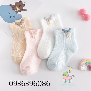 Tất lưới hình Mickey đáng yêu cho bé, Vớ lưới mùa hè cho bé 3 - 24 Tháng