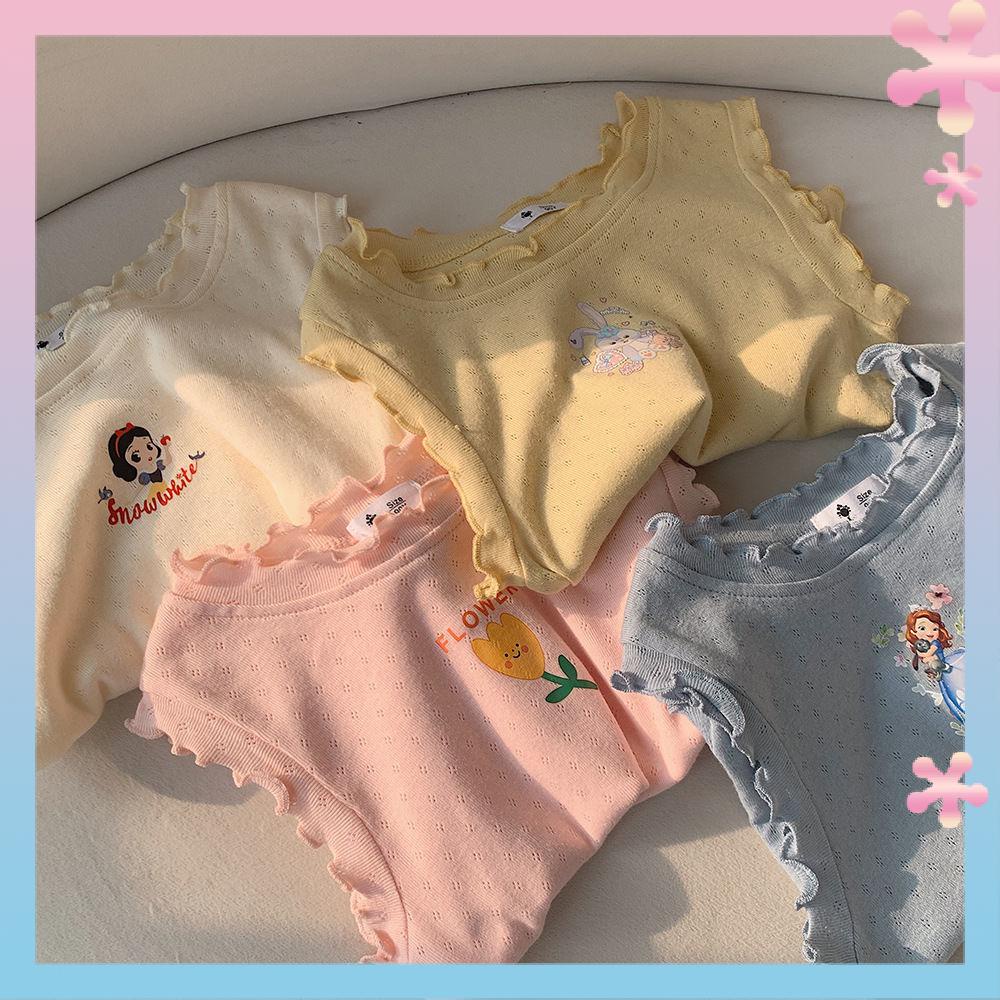 Áo Thun Cotton Không Tay Phong Cách Phương Tây Thời Trang Mùa Hè Cho Bé Gái