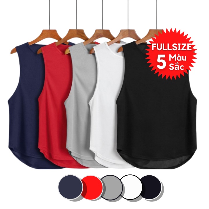 [Ưu Đãi QT SIP NAM - Freeship] Áo thun sát nách nam M032 - ba lỗ thể thao Tanktop