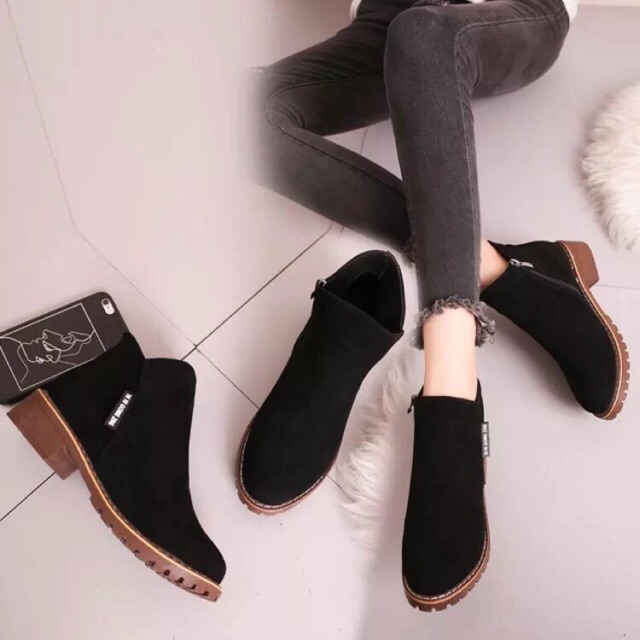 Bốt cổ thấp (ảnh thật) | BigBuy360 - bigbuy360.vn