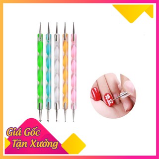 Bút chấm bi nail bộ 5 cây 10 đầu khác nhau