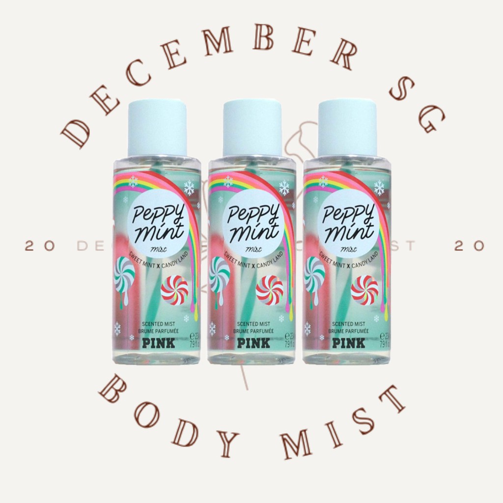 [Auth] Xịt thơm toàn thân Victoria's Secret Peppy Mint +𝘿𝙚𝙘𝙚𝙢𝙗𝙚𝙧 𝙎𝙝𝙤𝙥+